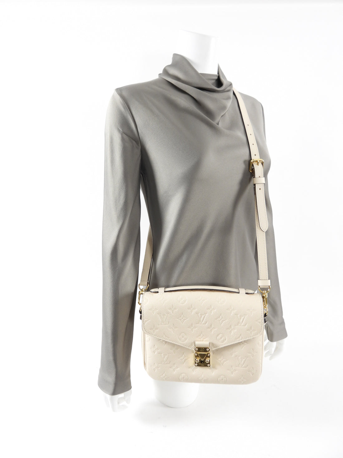 Louis Vuitton Pochette Metis Empreinte Monogram Crossbody Bag – I MISS YOU  VINTAGE
