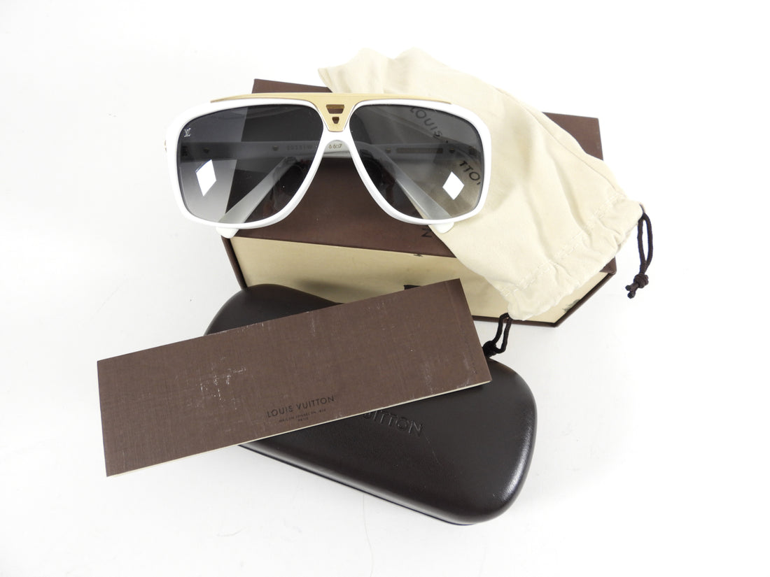 Sunglasses Louis Vuitton White in Plastic - 30018850
