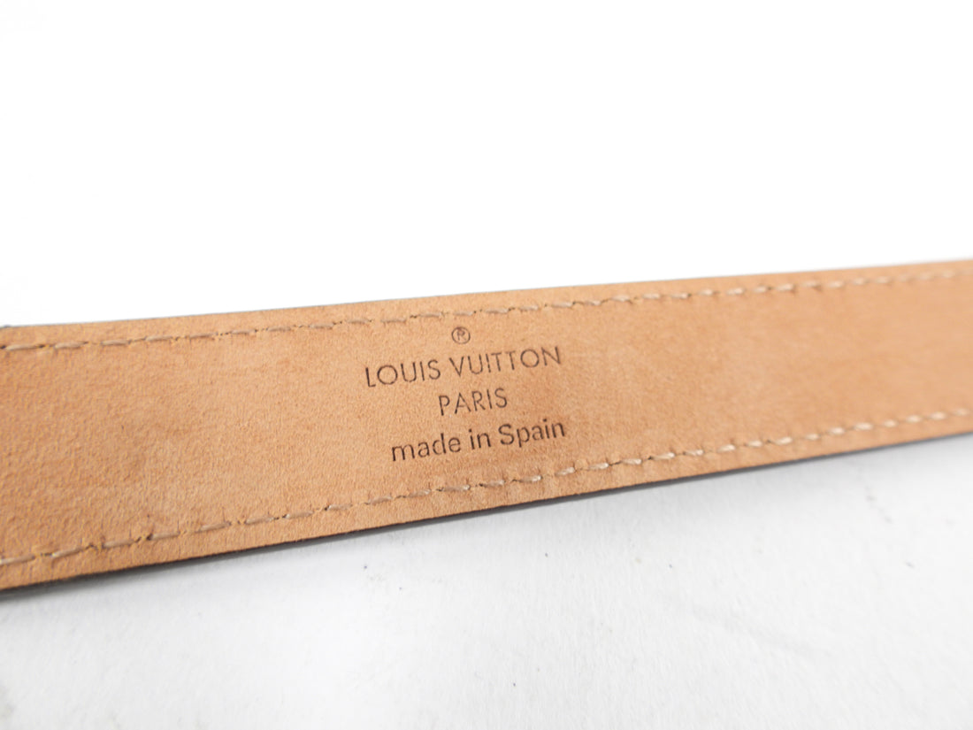 Louis Vuitton LV Initiales Belt Monogram Canvas Thin 80