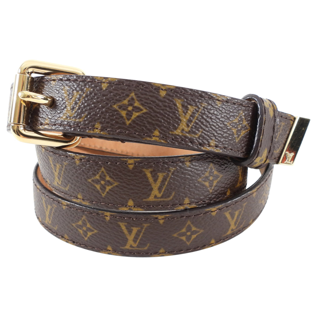 Louis Vuitton Louis Vuitton Monogram Canvas & Leather 20mm Waist Belt