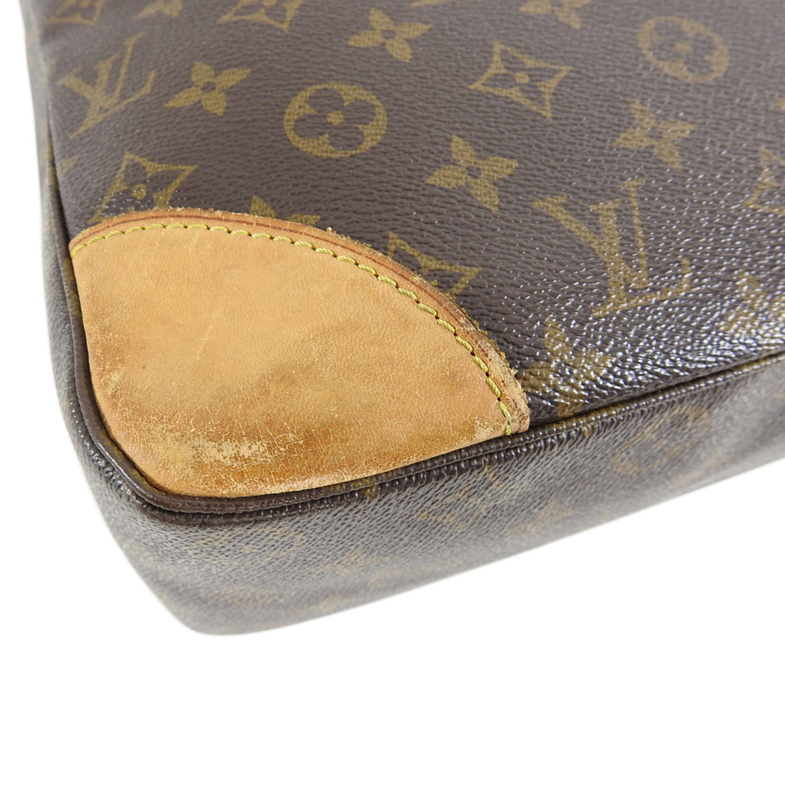 Louis Vuitton Discontinued Monogram Boulogne Zip Hobo Bag 13lv40 For Sale  at 1stDibs