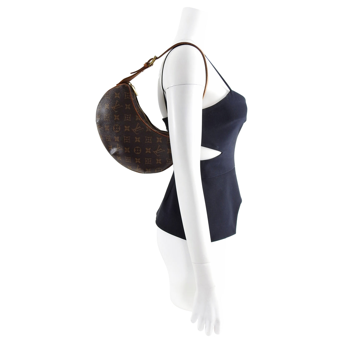 Louis Vuitton Monogram Small Croissant Shoulder Bag PM