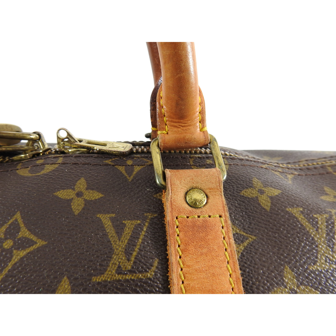 Vintage Louis Vuitton Keepall 50 Bandoliere Monogram Duffel Bag VI883 –  KimmieBBags LLC