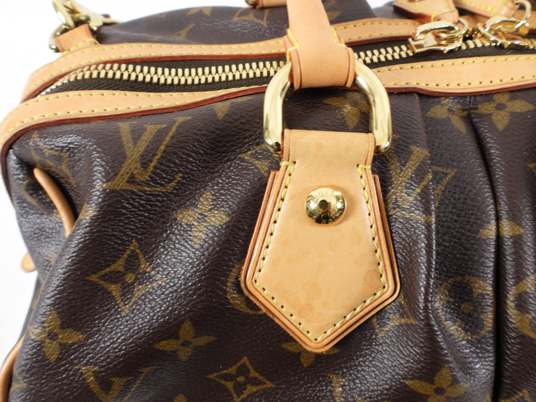 Stephen sprouse boston leather handbag Louis Vuitton Black in Leather -  31516085