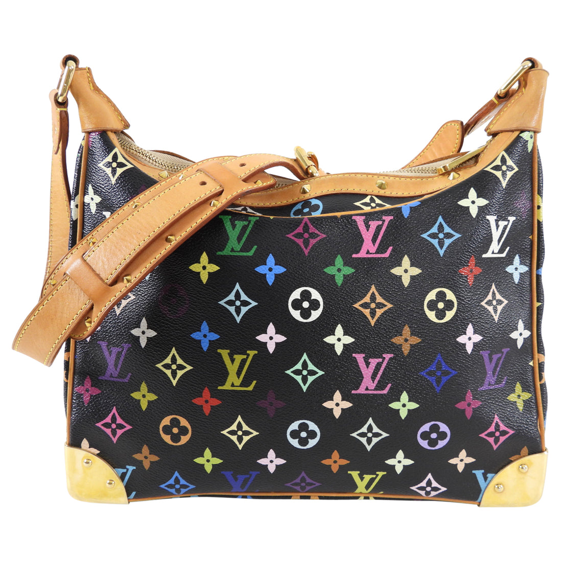Louis Vuitton Monogram Multicolore Boulogne Bag - Black Shoulder Bags,  Handbags - LOU330827