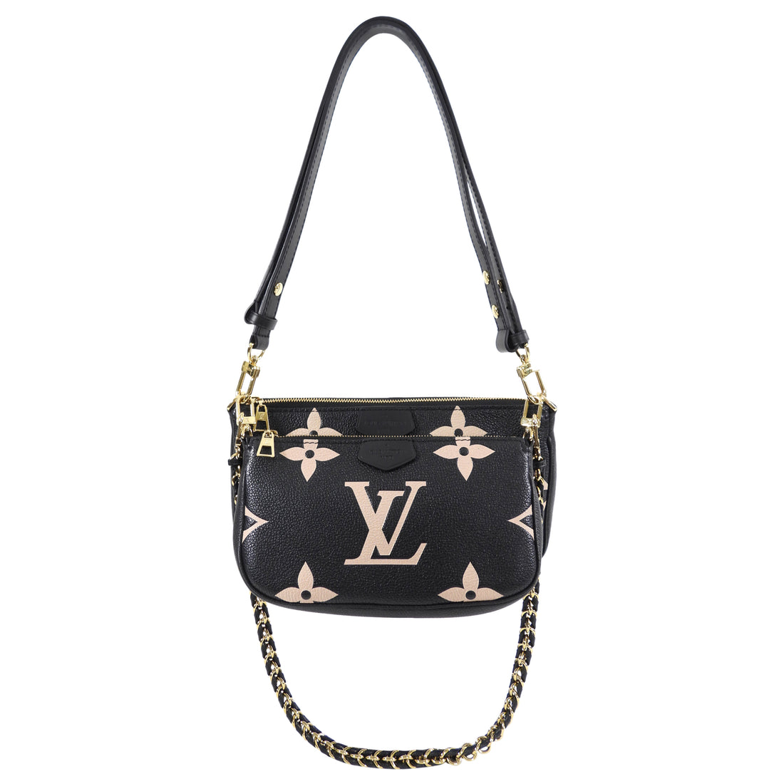 Louis Vuitton 2021 Bicolor Monogram Empreinte Félicie Pochette - Crossbody  Bags, Handbags