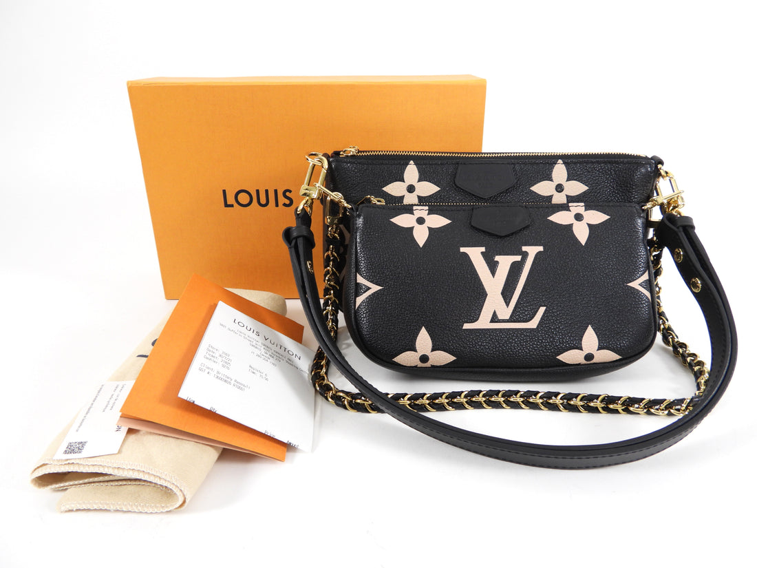 Louis Vuitton Mini Pochette Accessoires Bicolor Monogram Empreinte Leather  - A World Of Goods For You, LLC