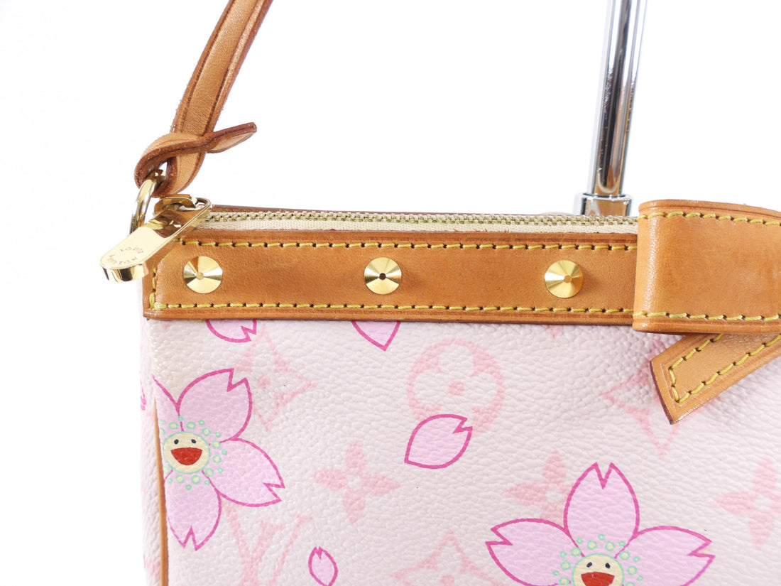 Louis Vuitton Murakami Pink Cherry Blossom Pochette Accessoires at