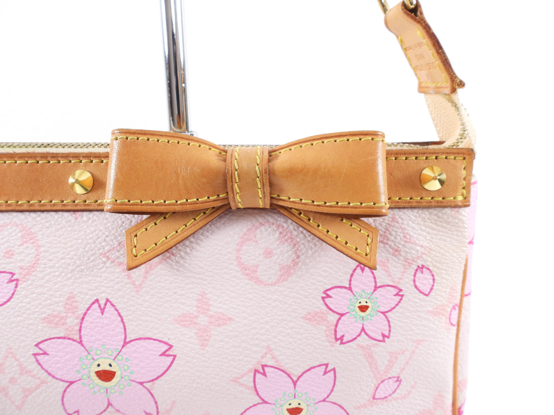 Louis Vuitton Murakami Pink Cherry Blossom Pochette Accessoires at 1stDibs   louis vuitton cherry blossom pochette, louis vuitton pink cherry blossom  pochette, louis vuitton murakami pochette