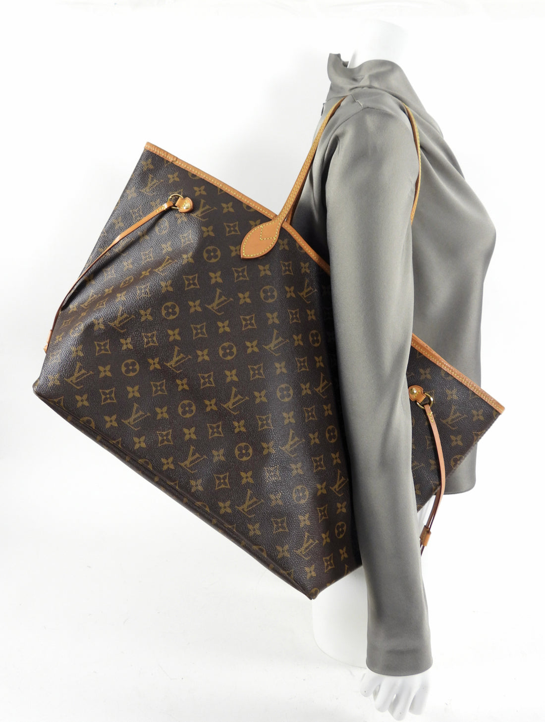 Louis Vuitton Large Monogram Neverfull GM Tote Bag 1019lv26