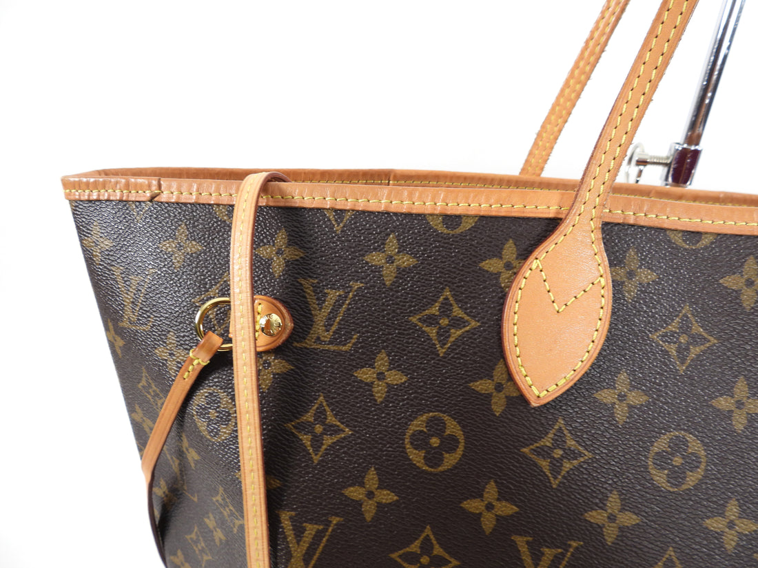 Louis Vuitton Large Monogram Mon Neverfull GM Tote with Stripe
