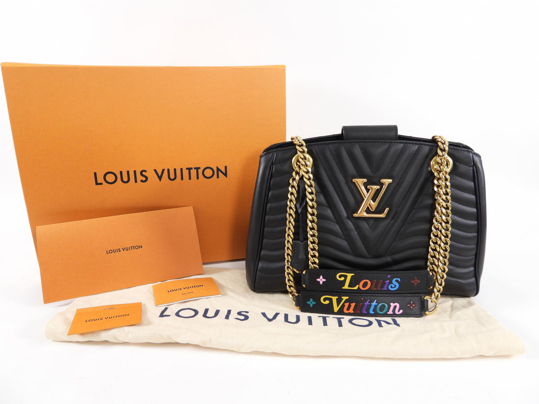 Louis Vuitton New Wave Chain Tote - Black Totes, Handbags - LOU728588