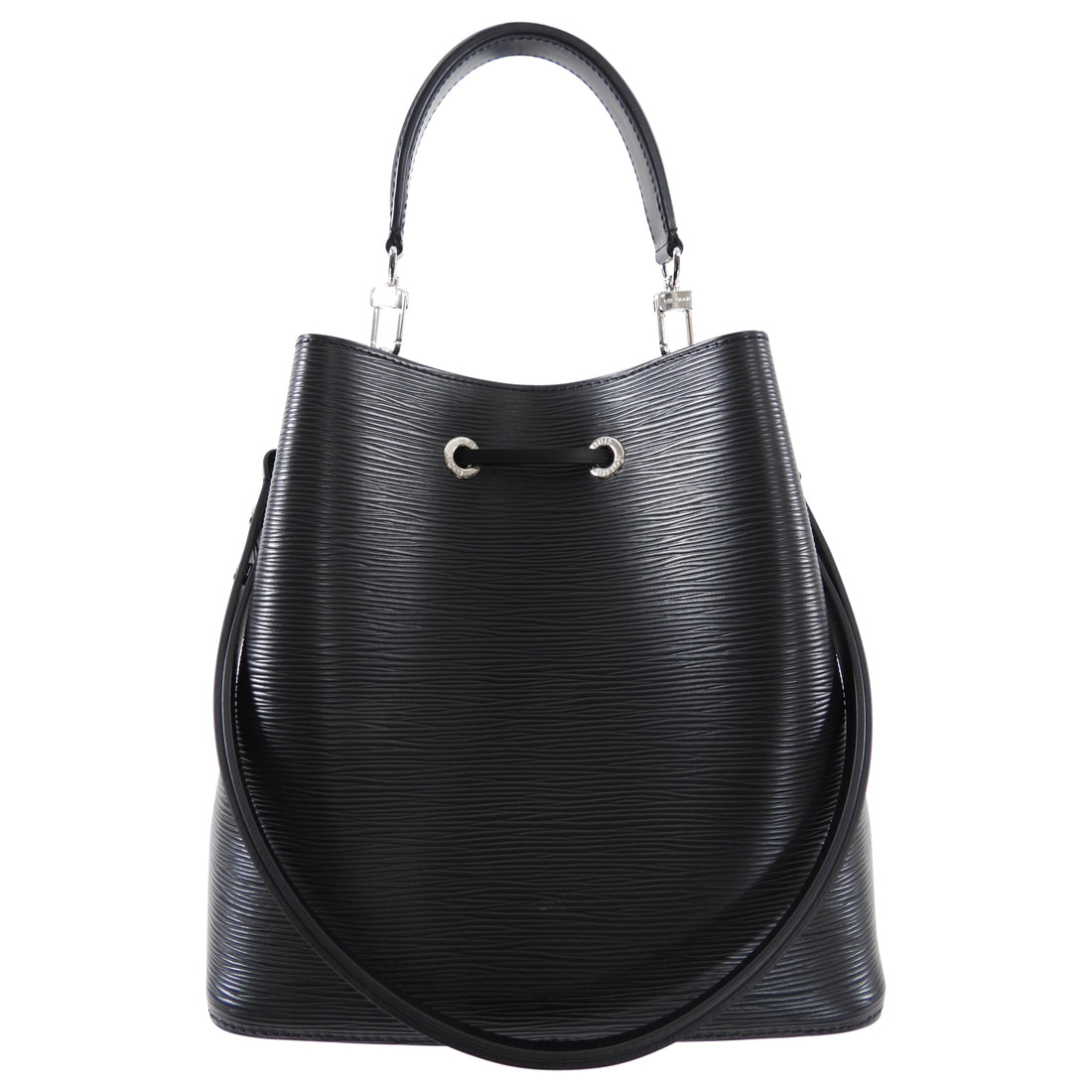 Louis Vuitton, Bags, Euc Louis Vuitton Black Epi Leather Noe Drawstring  Bucket Bag