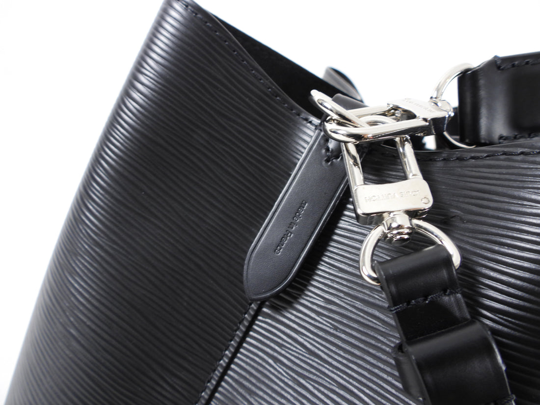 Louis Vuitton M56963 LV NéoNoé MM bucket Bag in Black Cowhide Leather  Replica sale online ,buy fake bag