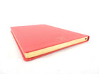Louis Vuitton Red Leather Trunks Travel Journal Notebook