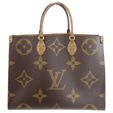 Louis Vuitton On The Go GM Monogram Giant Brown Tote Bag