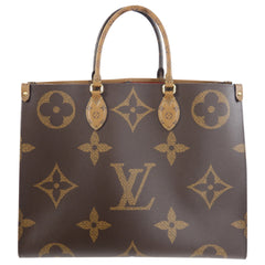 LOUIS VUITTON Onthego GM Giant Monogram Canvas Tote Shoulder Bag Brown  Holiday Deals, Cra-wallonieShops