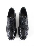 Louis Vuitton Black Oxford Platform Shoes - USA 6.5