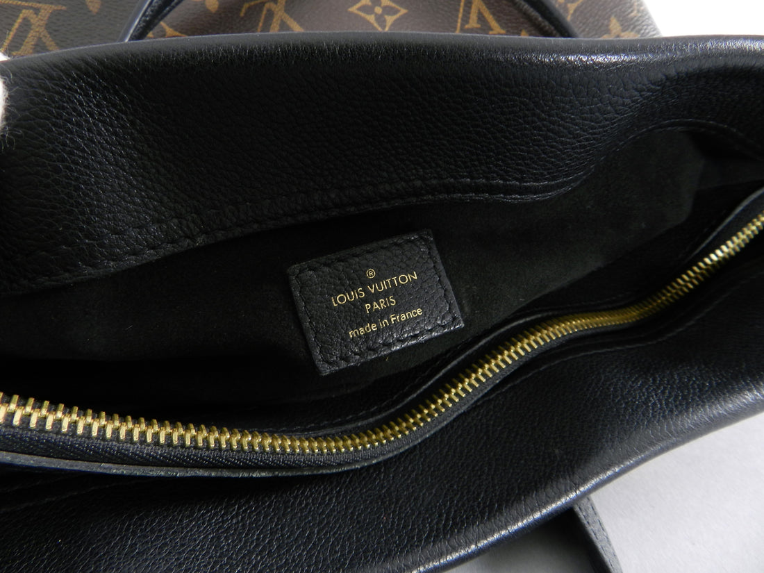 Authentic Louis Vuitton Monogram Noir Pallas Shopper Tote Shoulder Bag –  Paris Station Shop