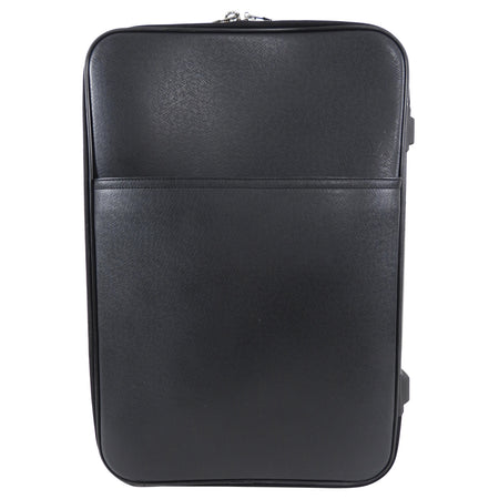 Louis Vuitton Black Taiga Leather Pegase 55 Rolling Travel Luggage