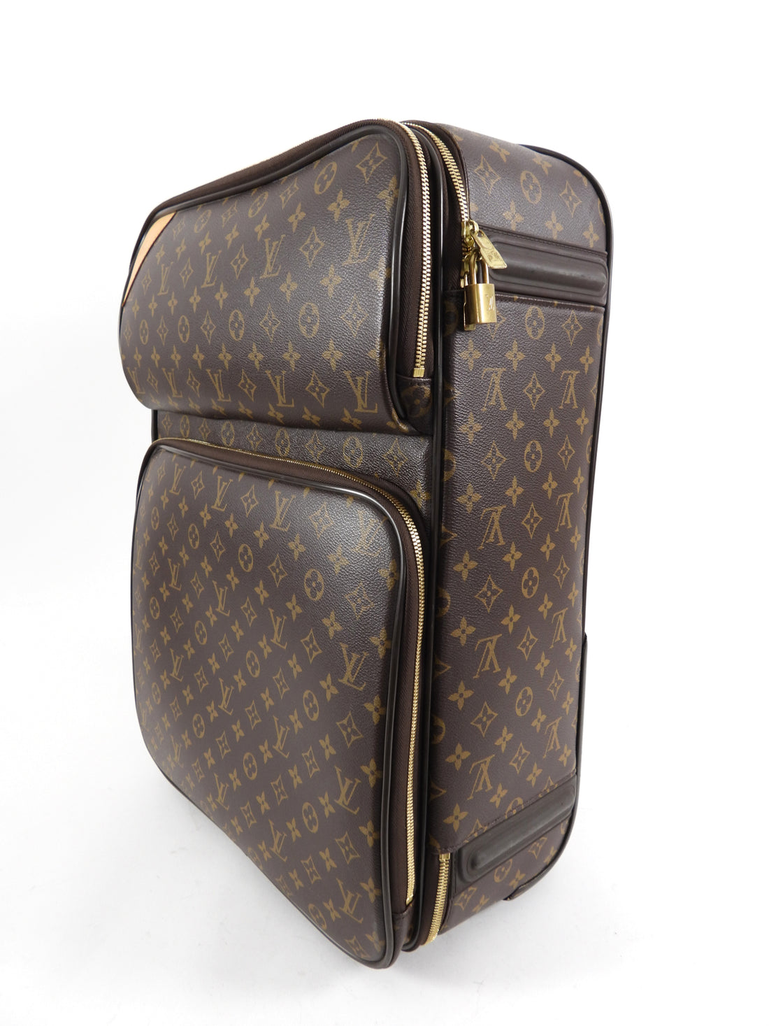 Louis Vuitton Pegase 55 Carry On Brown Monogram Canvas Weekend/Travel -  MyDesignerly