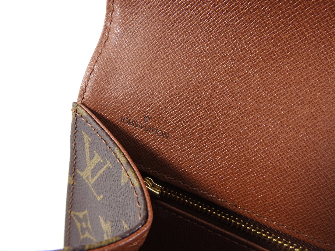 Authentic Louis Vuitton Pochette Dame Monogram Clutch Bag #16153