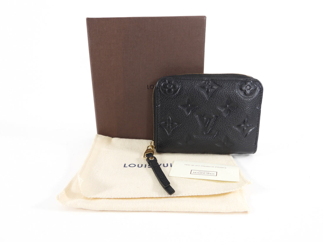 LOUIS VUITTON purse M64805 Zippy wallet Monogram Empreinte Black unise –