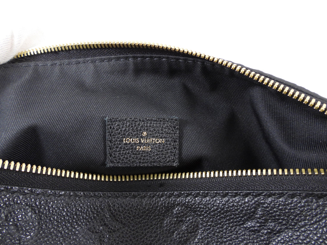 Louis Vuitton Black Monogram Empreinte Leather Ponthieu Pm Bag