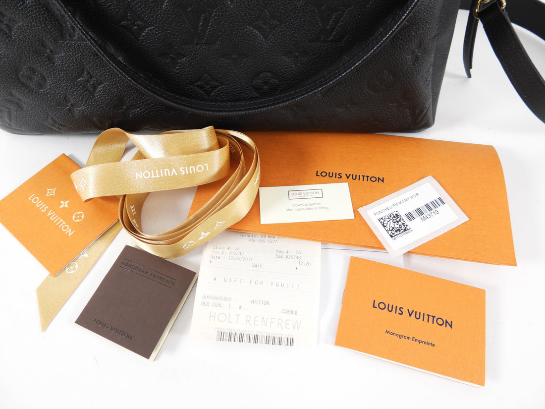 Louis Vuitton Monogram Empreinte Ponthieu PM - Blue Shoulder Bags, Handbags  - LOU742314