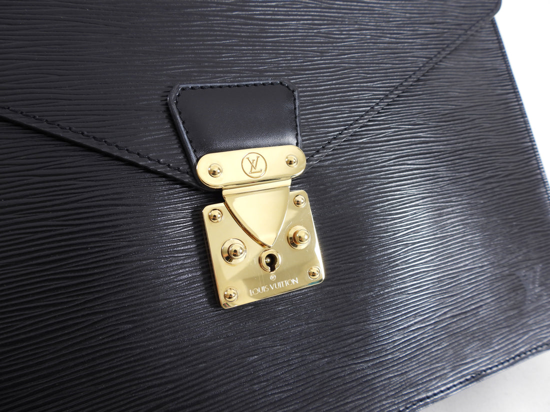 Louis Vuitton, Accessories, Louis Vuitton Vintage Epi Leather Briefcase  Portfolio