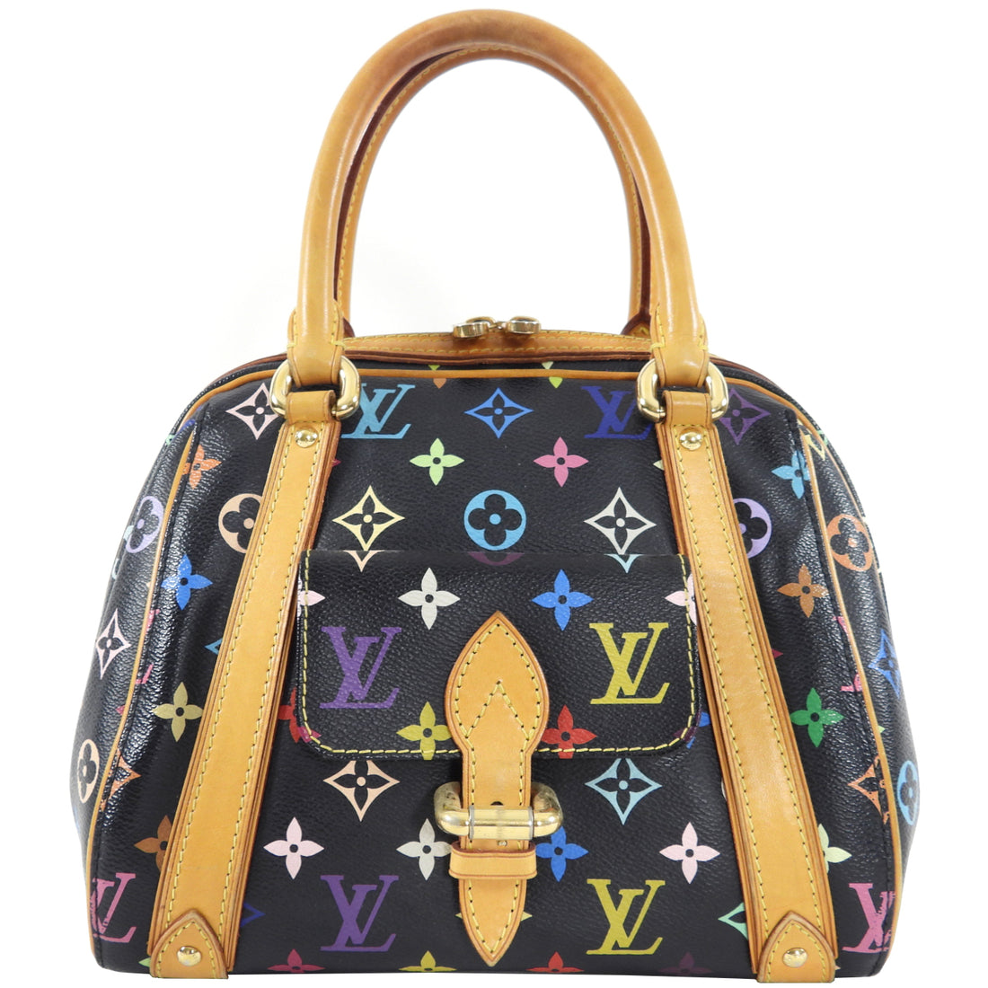 Priscilla cloth handbag Louis Vuitton Multicolour in Fabric - 18487693