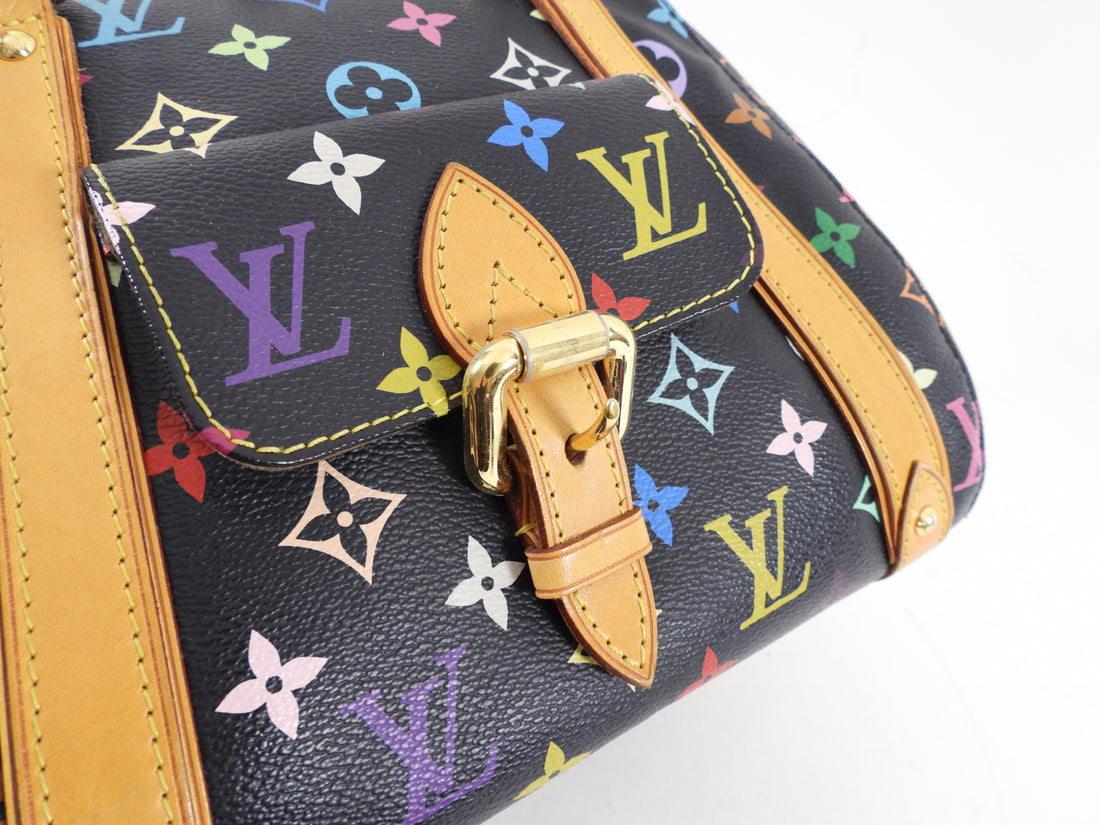 Priscilla Vintage bag in multicolored monogram canvas Louis