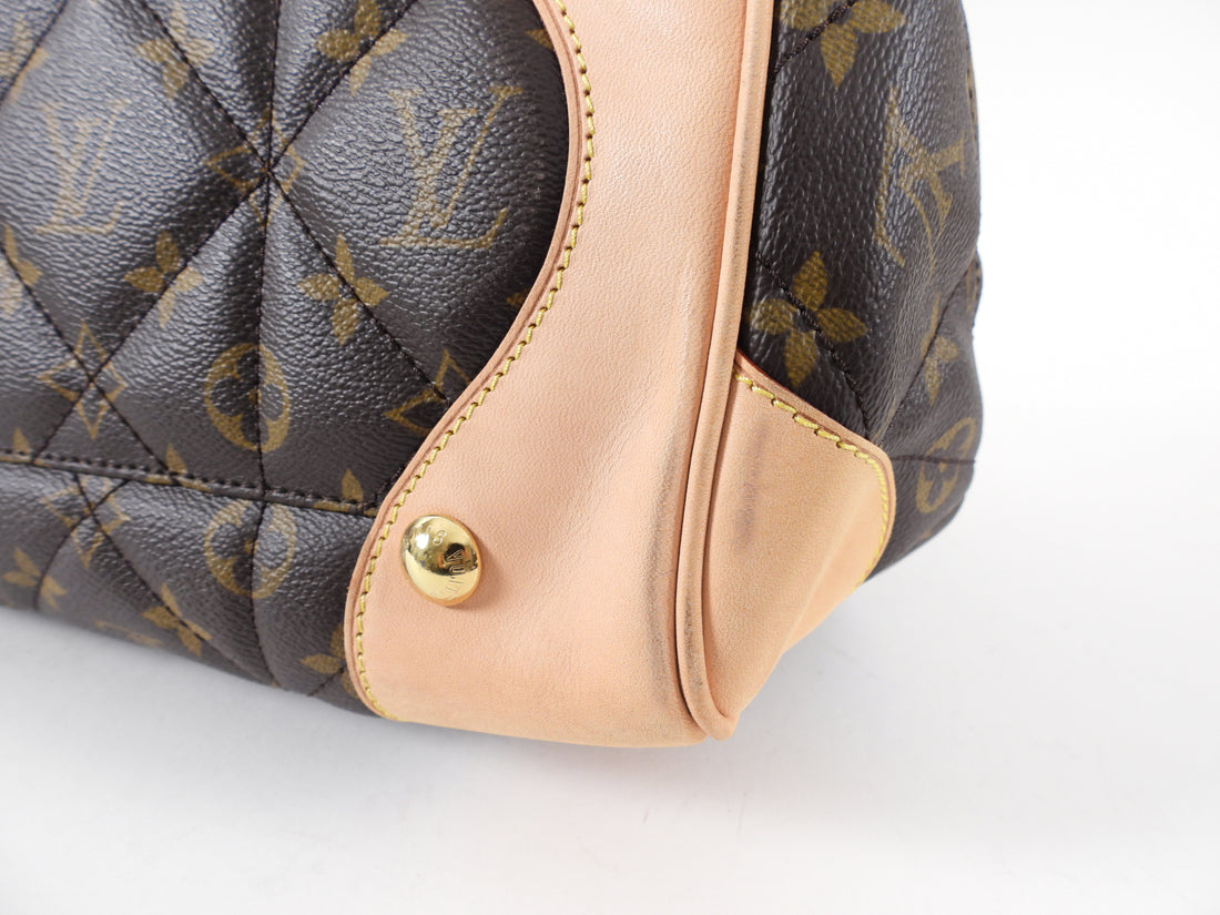 Louis Vuitton Brown/Beige Monogram Quilted Coated Canvas & Leather Etoile Shopper Bag