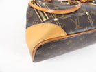 Louis Vuitton Monogram Small Zippered Riveting Tote Bag