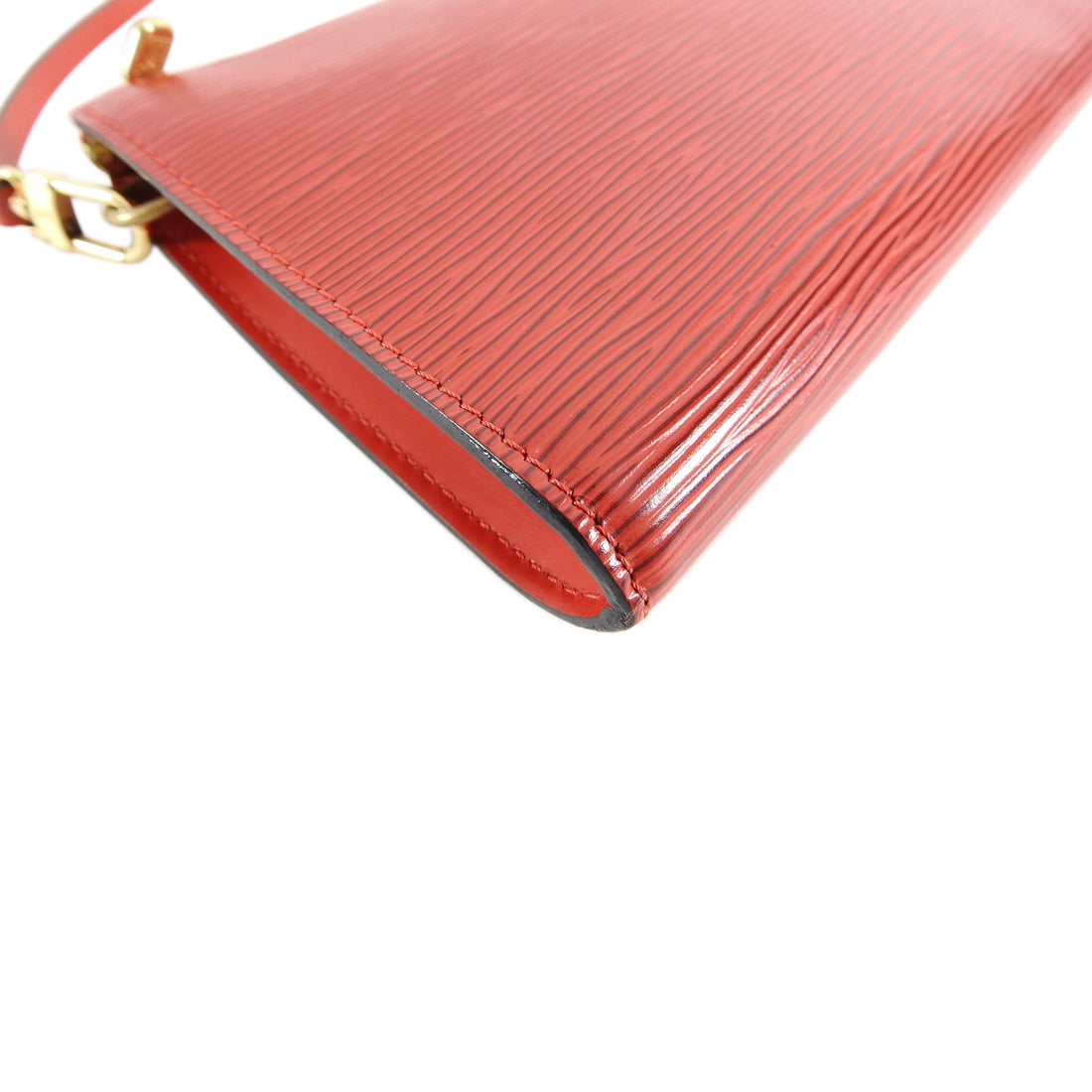 Louis Vuitton Red Epi Leather Small Pochette Bag