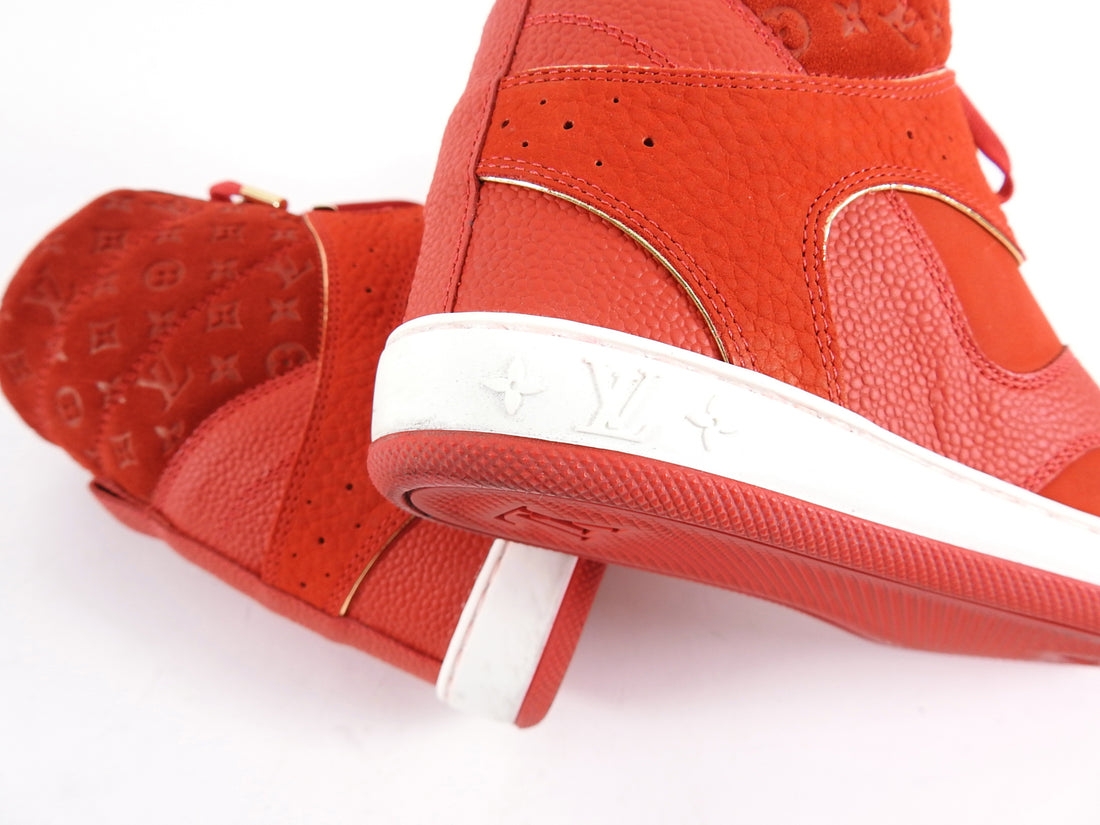 Louis Vuitton Cliff Top Sneaker 460851 Rouge/Red Boots
