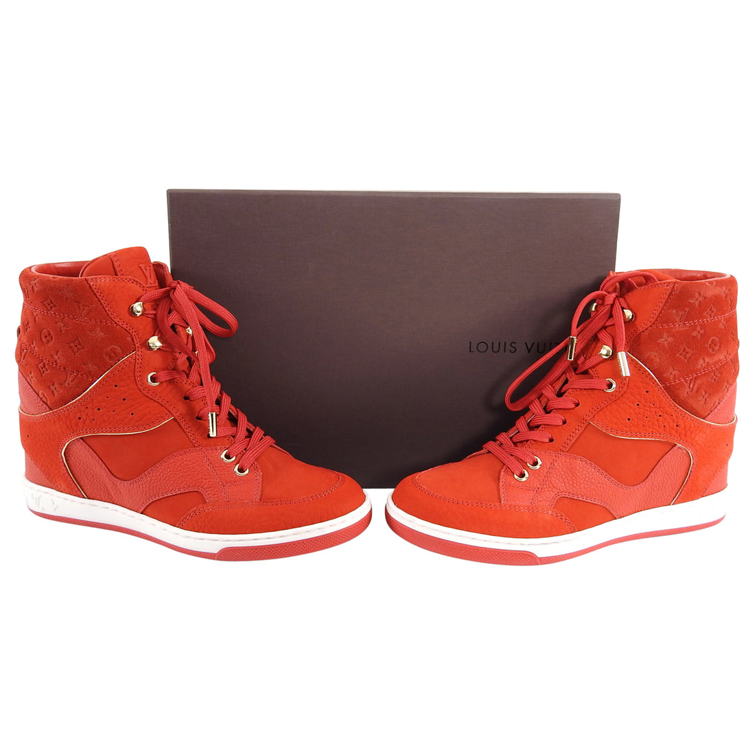 Louis Vuitton - Cliff High Top Wedge Sneakers 38,5