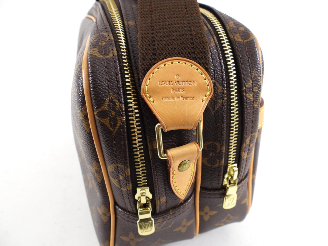 Brown Louis Vuitton Monogram Reporter GM Crossbody Bag – Designer Revival