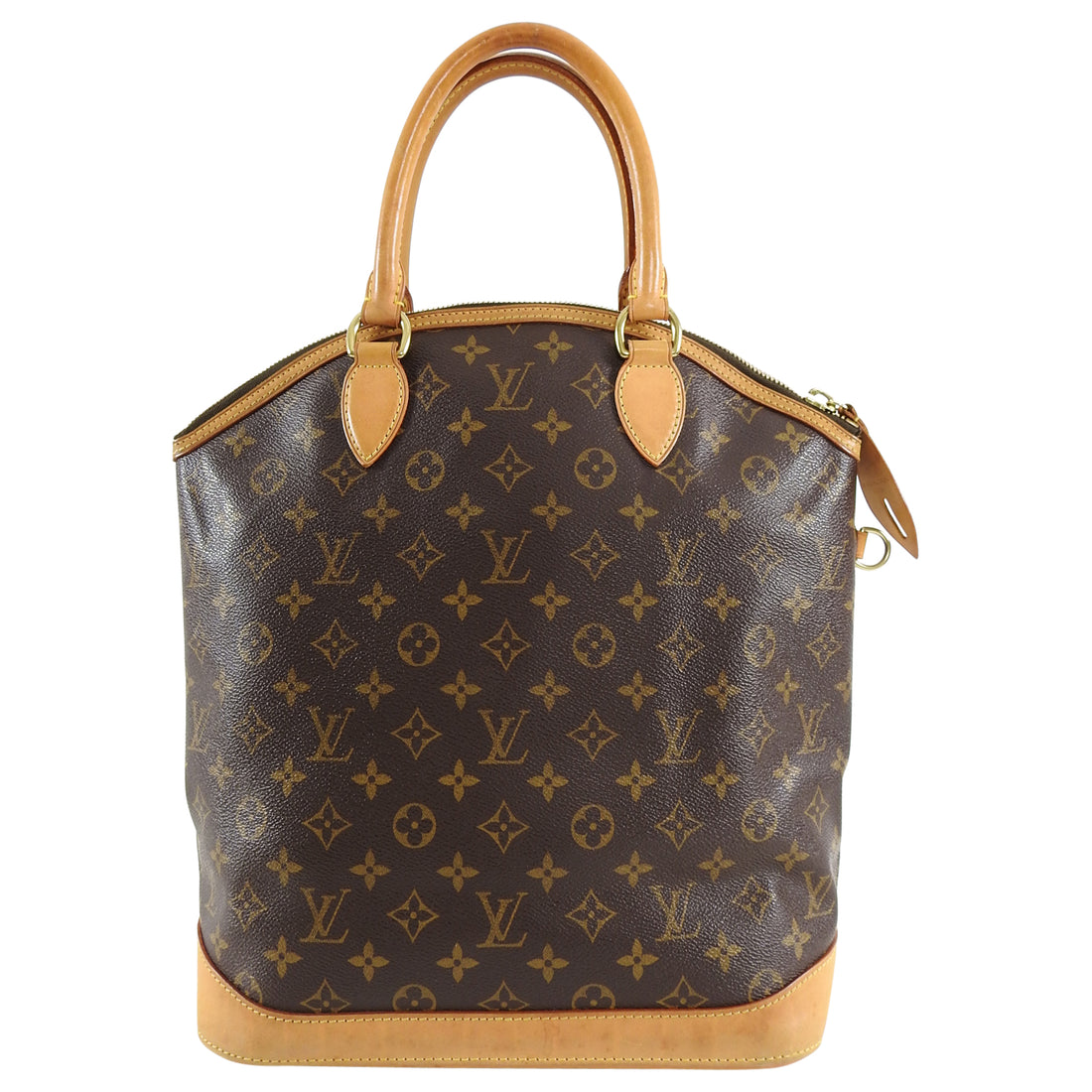 Brown Louis Vuitton Monogram Lockit Vertical Handbag, Zu den Louis Vuitton  Pochettes verkaufen wir separat
