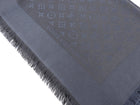 Louis Vuitton Grey Monogram Shawl Scarf 