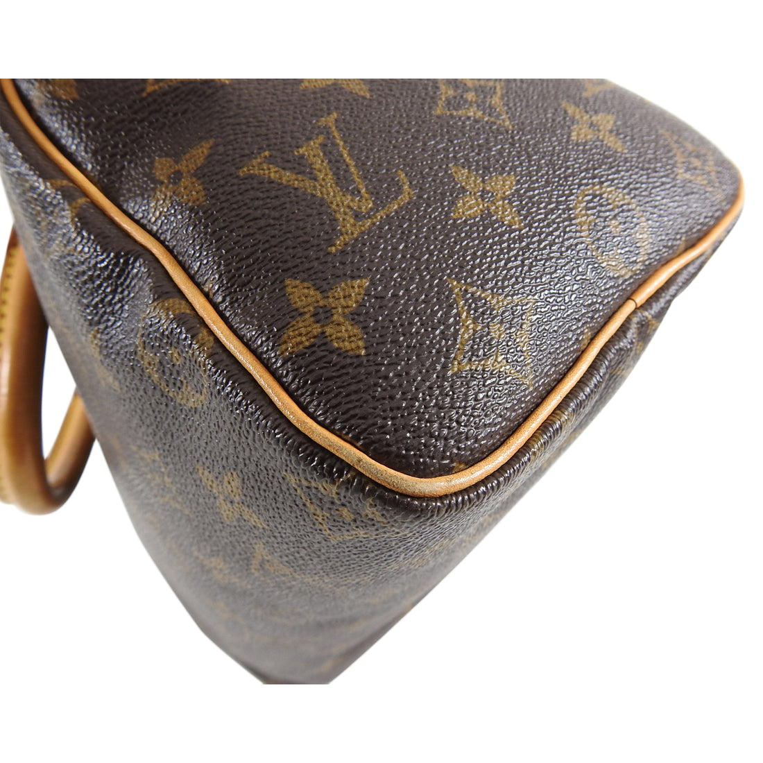 Speedy doctor 25 cloth handbag Louis Vuitton Camel in Cloth - 33892121