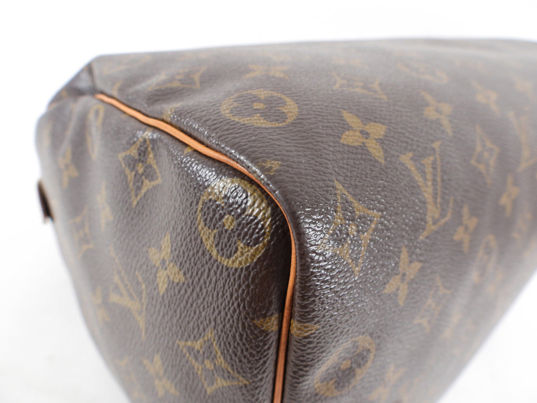 Louis Vuitton Monogram Speedy 35 Boston Bag