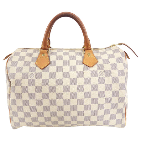 Louis Vuitton Damier Azur Speedy 30 Boston Bag