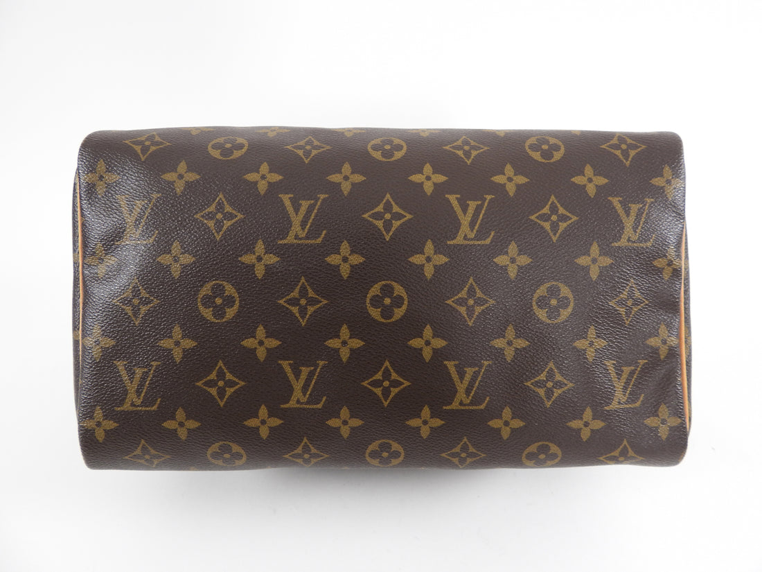 Louis Vuitton Monogram Canvas Speedy 30 Boston Bag