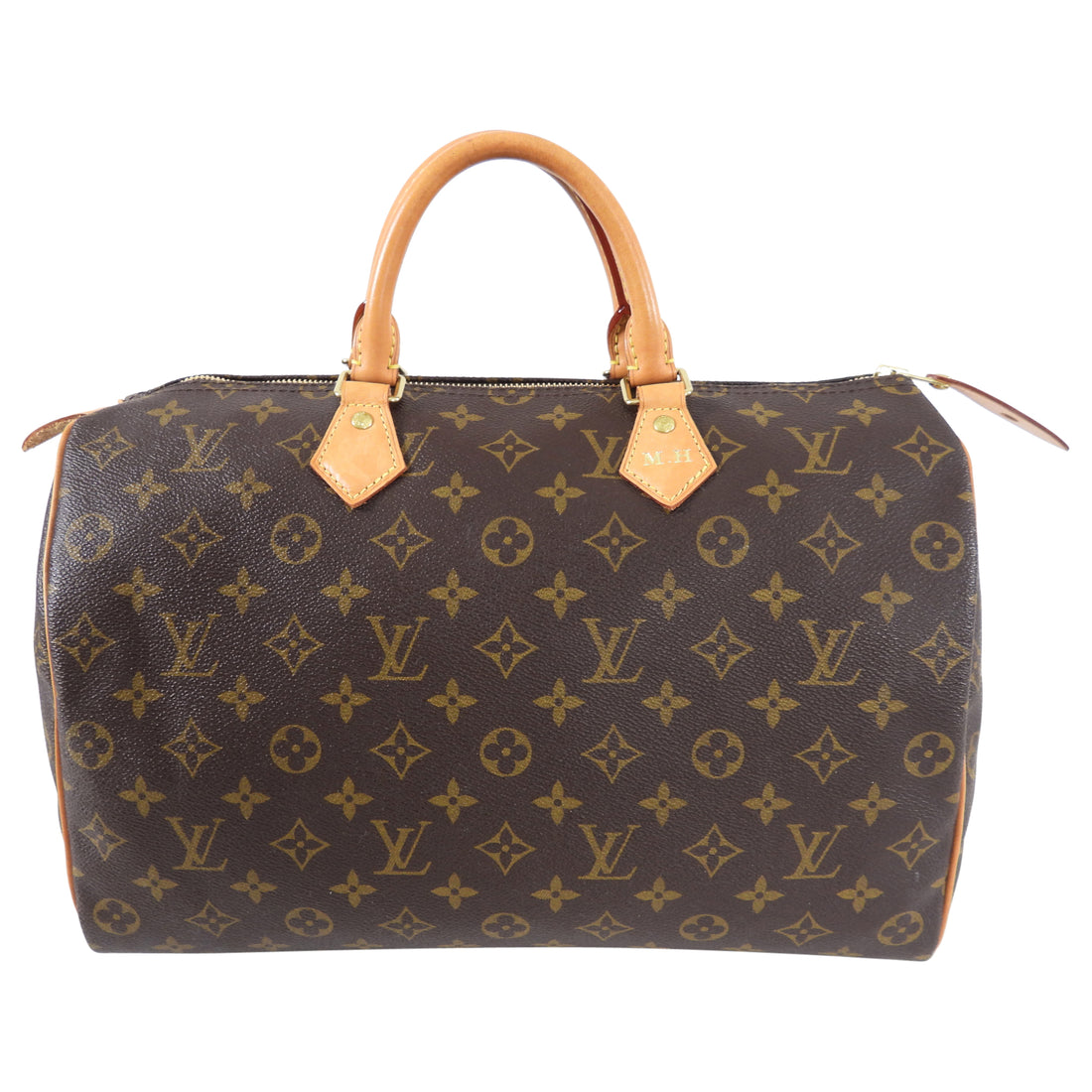 Louis Vuitton Monogram Speedy 35 Boston Duffle Bag