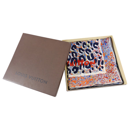 Louis Vuitton Light Brown Monogram Silk/Wool Shawl Scarf - Yoogi's