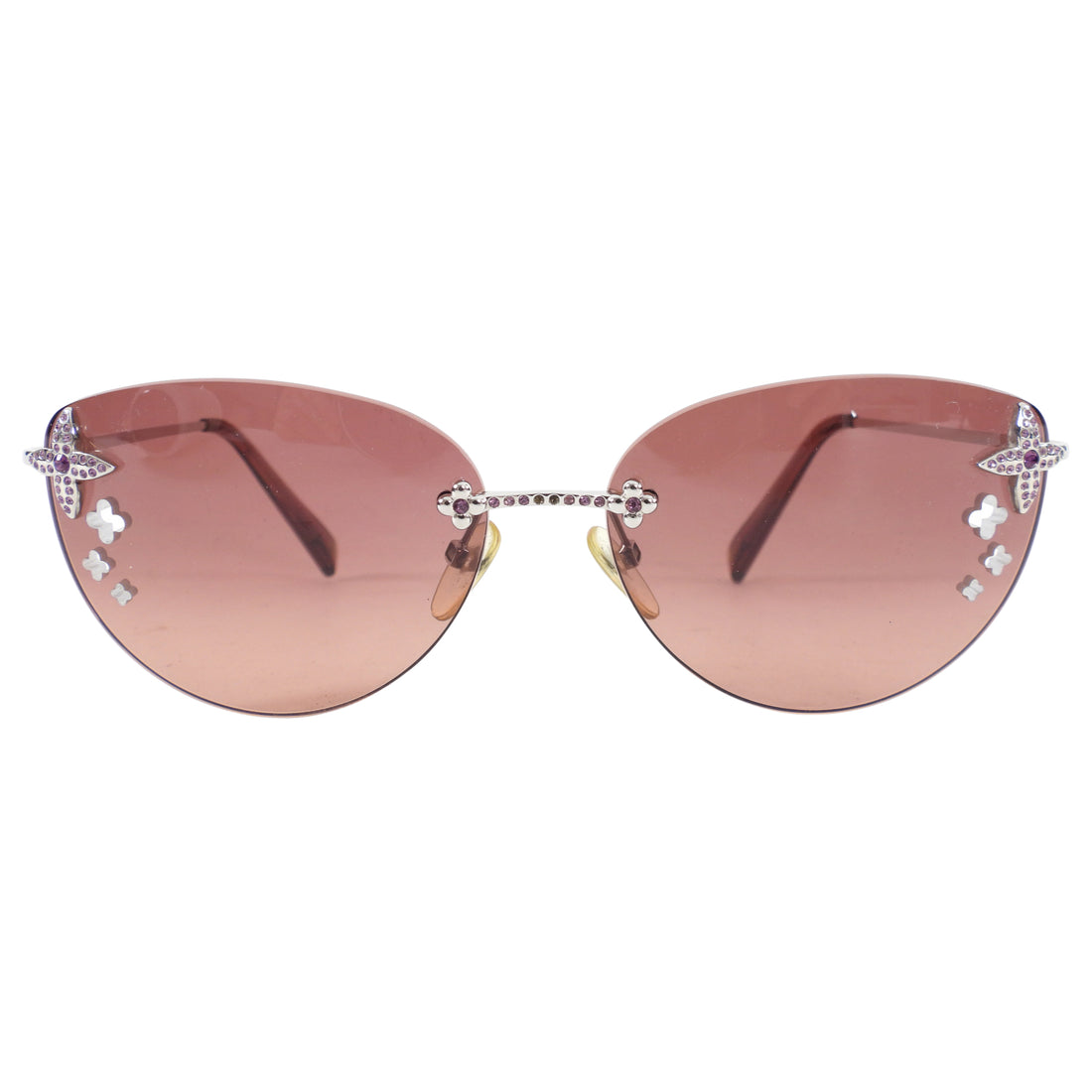 Louis Vuitton Violet Tint Rimless Desmayo Sunglasses - Yoogi's Closet