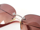 Louis Vuitton Rose Gradient Desmayo Frameless Sunglasses 