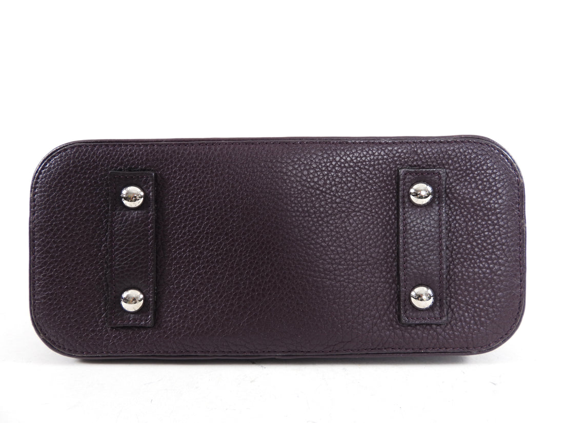 Louis Vuitton Dark Purple Taurillon Leather Alma PM Bag – I MISS YOU VINTAGE