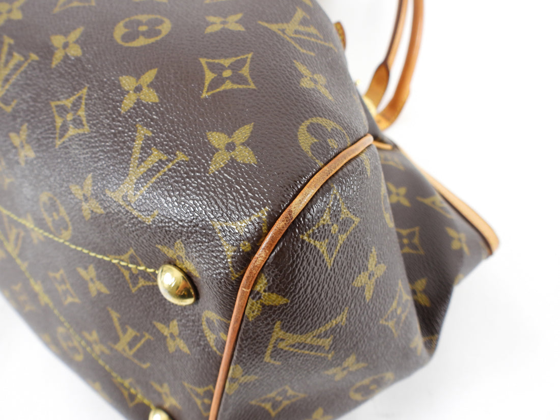 Louis Vuitton Tivoli GM Shoulder Bag Brown Monogram Canvas – Celebrity Owned
